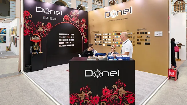 Стенд Donel на выставке «Русский дом»
